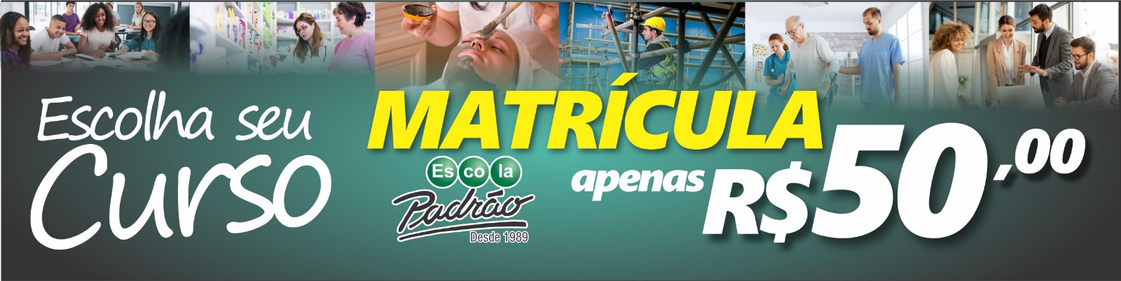 matricula 50 reais setembro 24